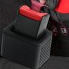 [wildsoal] Seat Belt Buckle Holder, 2pcs Silicone Car Seat Belt Holder Silicone Seat Belt