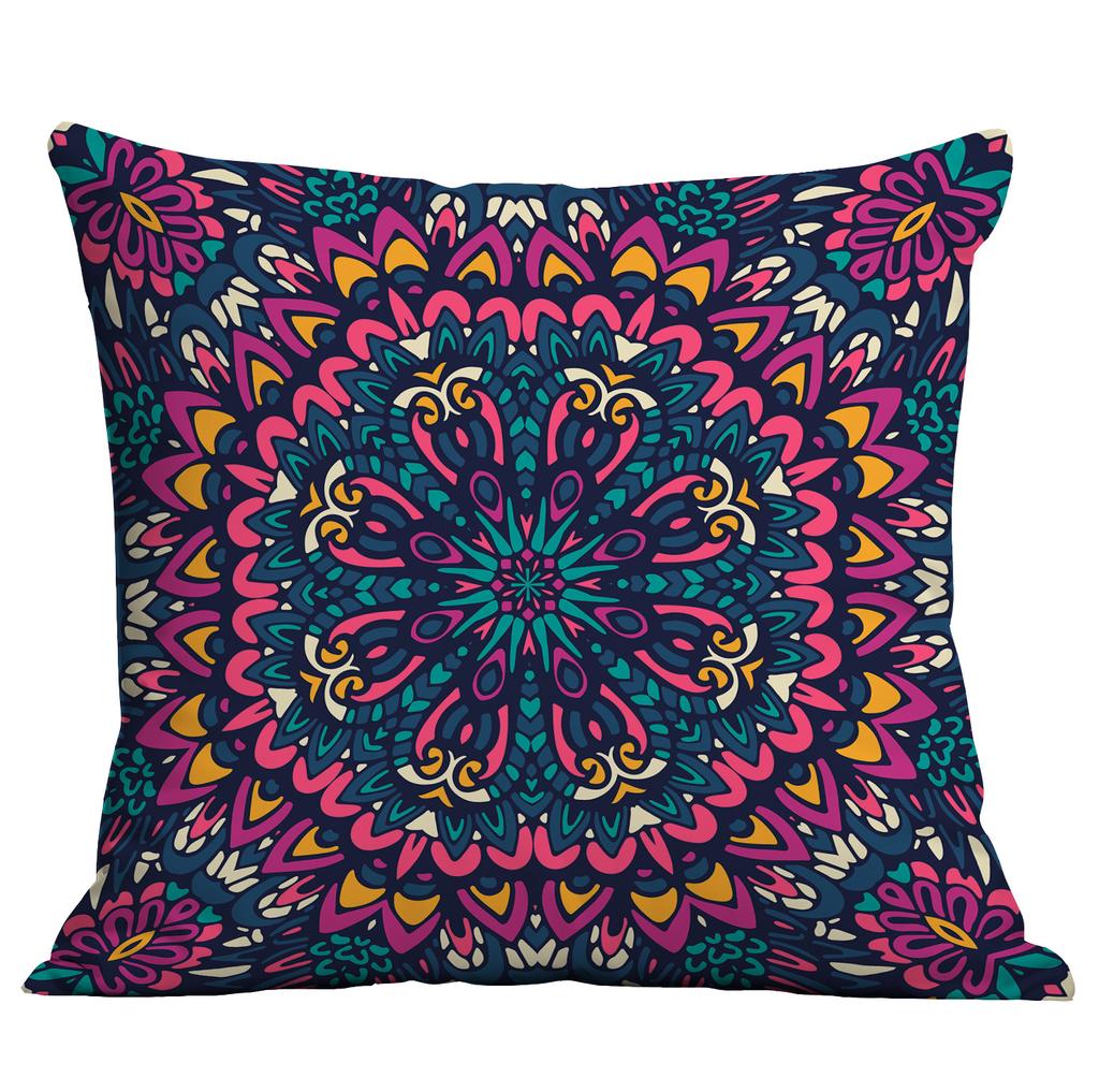 Ethnic Style Mandala Pillowcase New Style Painted Geometric Art Abstract Home Decoration Pillow Cushion Cover