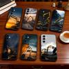 Classic Excavator Phone Case For Samsung Galaxy A73,A72,A71,A70,A53,A52,A51,Soft Silicone Black Cover