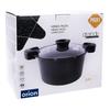 Granite pot with straining lid GRANDE 24 cm, 5.5 l