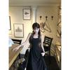 French Sweet Girl Style Bow Suspender Dress Women's Spring Slim Fit Slim Skirt Short Skirt
