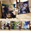 Dark Japanese Anime SSeraph of the End Cushion Cover Pillowcase Antidustmite Living Room Sofa Decor Cushion Room