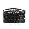 Men's Retro Multi-Layer Handmade Leather Bracelet Set