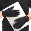 Black Non-Slip Gloves Unisex Autumn Winter for Men Women Thin Thermal Gloves Touch Screen Outdoor Non-Slip Riding Warm Gloves