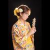 Dámské japonské kimono a yukata šaty pro formální fotografování