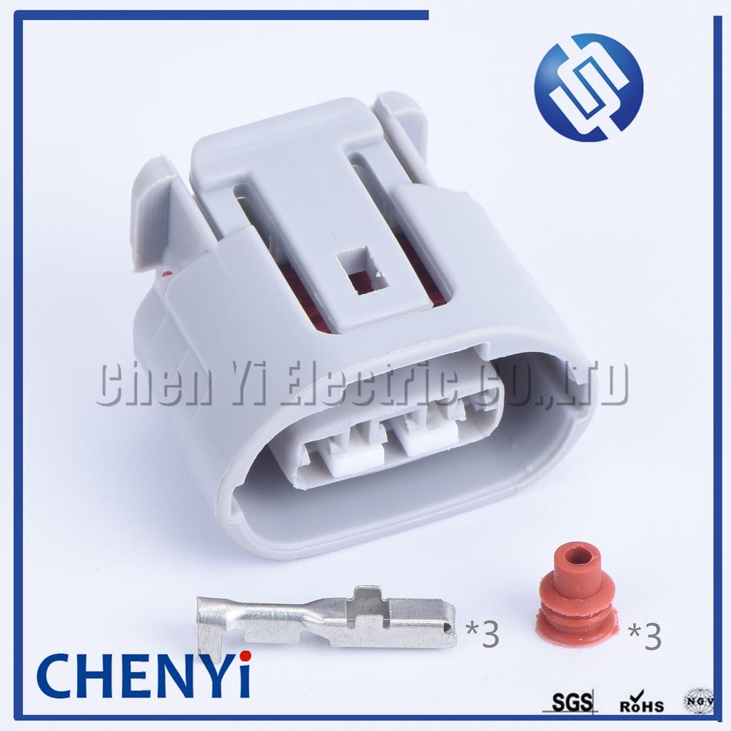 3 pin 090 TS Alternator Automotive Wire connector Electrical Headlight Plug 6189-0443 For Toyota Lexus 6188-0282 6189-0442