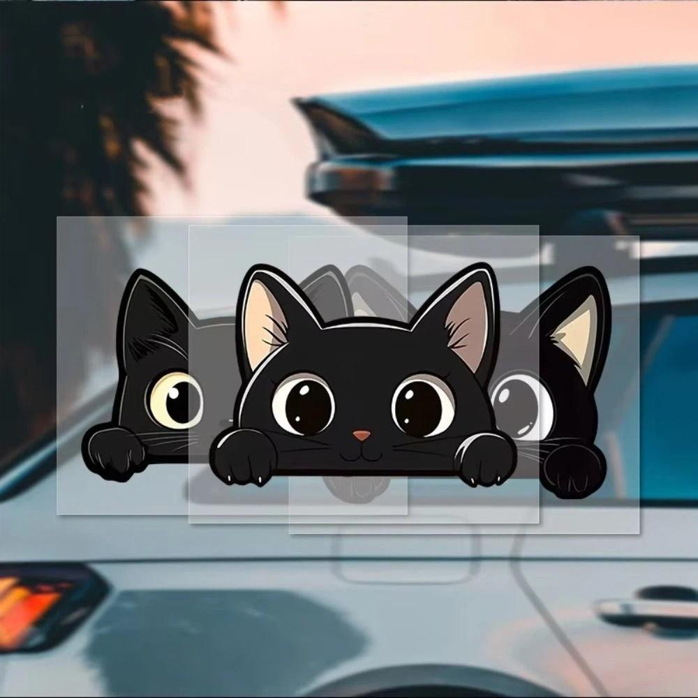 Peek-a-Boo PVC Decals Black Car Styling Cover Car Window Decals Car Electric Motorcycle Stickers