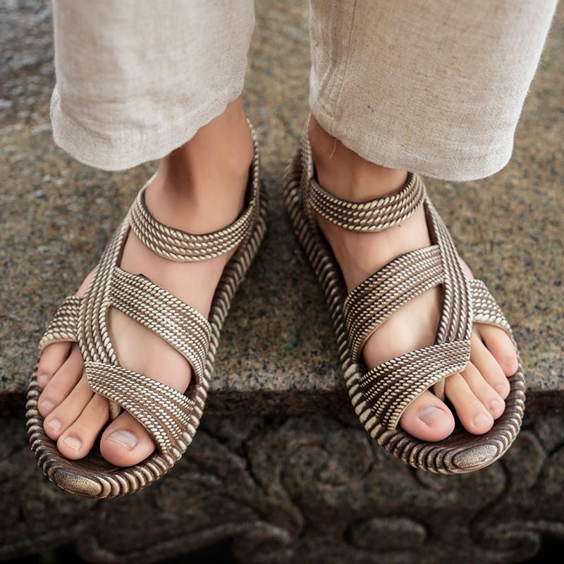 FashionSummer Men's Slippers Outdoor Sandals Beach Fashion Comfortable Soft Slides Casual Shoes Men Sandals Male Footwear