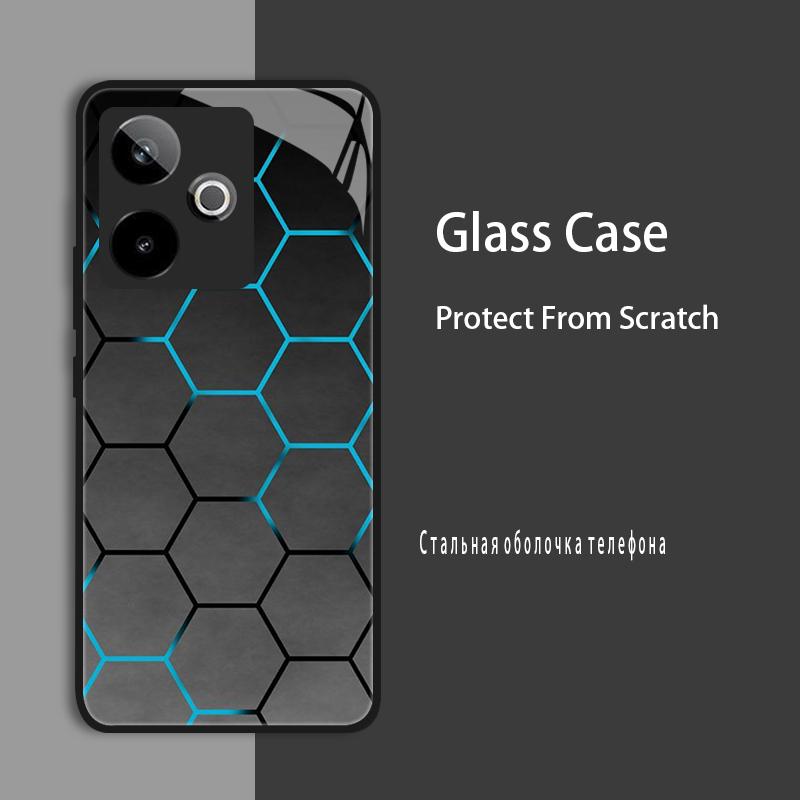 Etui na Realme GT7 5G RMX5061 Etui ze szkła hartowanego Twarda obudowa Dla Realme GT 7 Pro GT7 T RealmeGT 7T Etui ochronne Luksusowa Capa