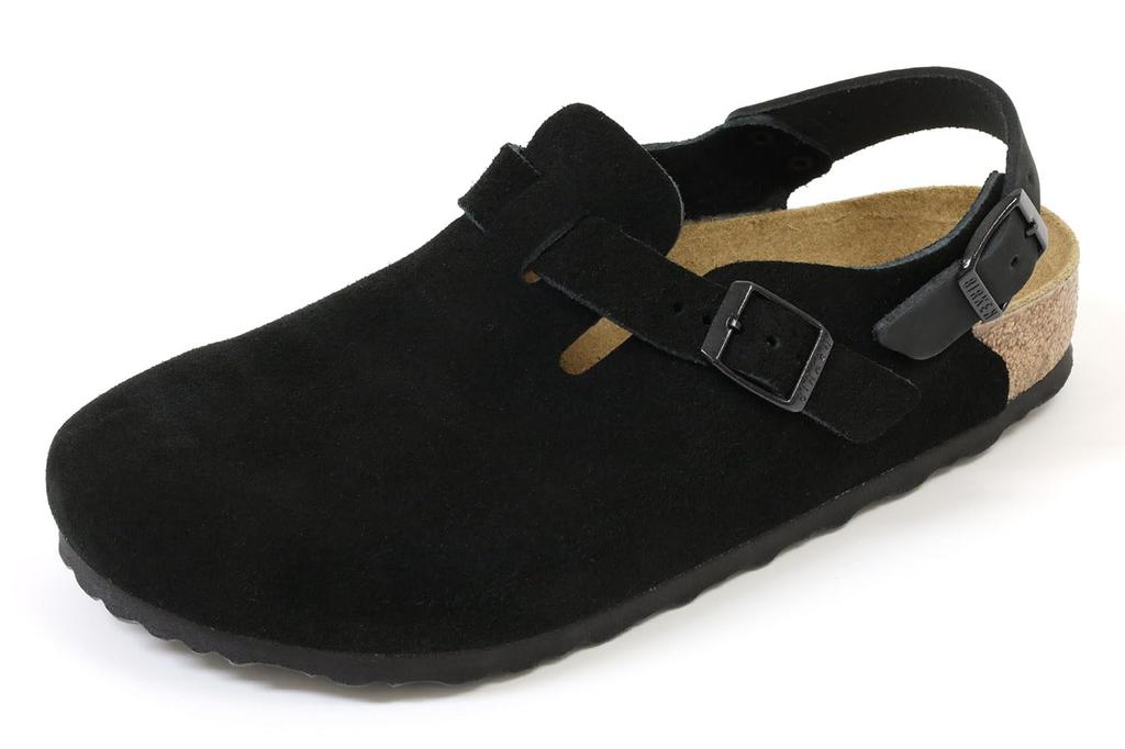 Birkenstock Tokio Regular Width Black 1028337 Size 40 (Black, (26cm))