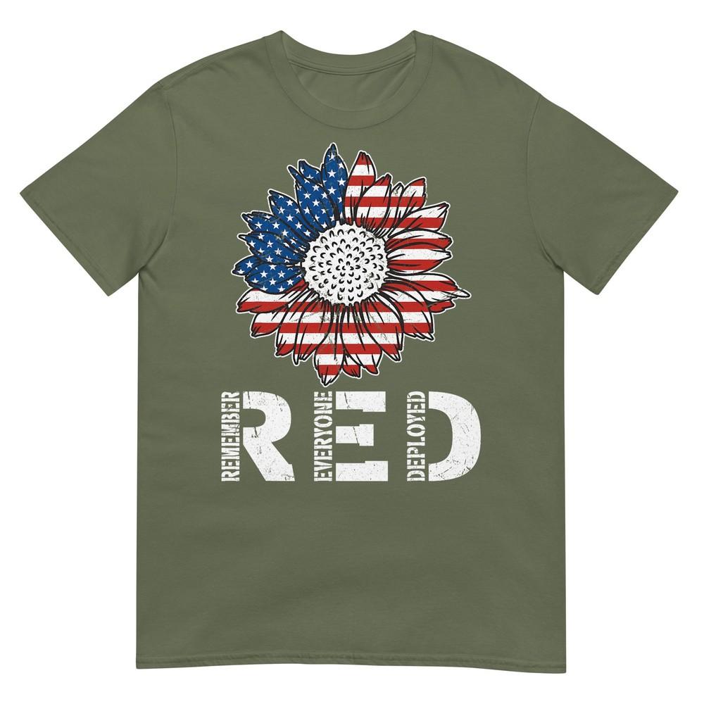Red Friday Denke an alle im Einsatz Rotes T-Shirt