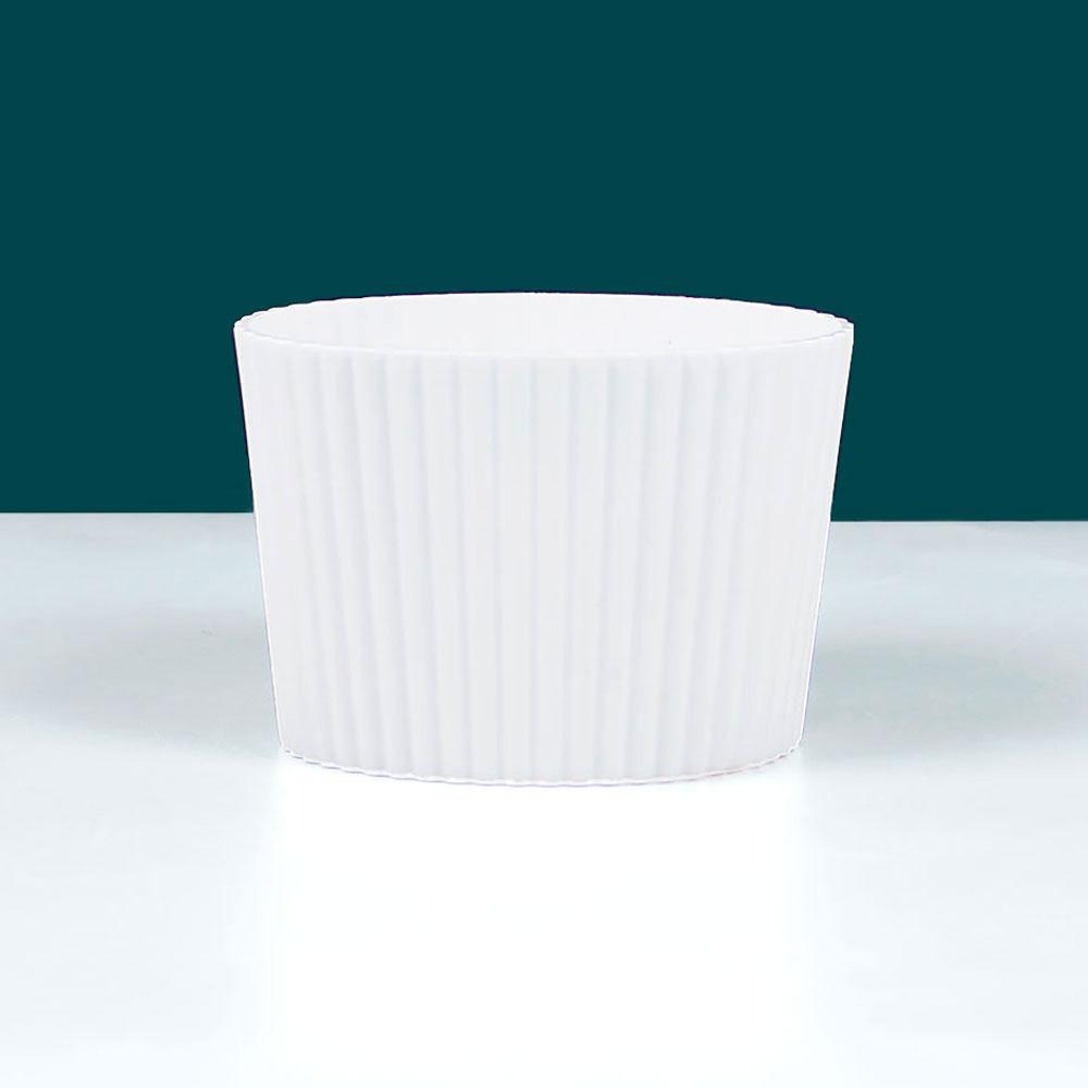 Silicone World Silicone Anti scalding Anti Slip Coffee Cup Cover Universal Tapered Thread Cup Sleeve Mug Ceramic Glass Cup Cover