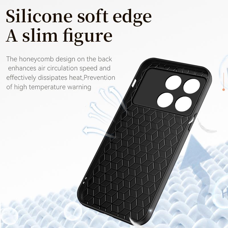 Etui na Pocco F 6 Pro Magnetyczny Uchwyt Samochodowy Etui na Telefon Dla Xiaomi Poco F6 Pro 5G Poko Little F6Pro Wstrząsoodporna Skórzana Tylna Pokrywa