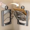 Space Saving Wall Mounted Pot Lid Holder Practical Pot Lid Organizers Rack For Kitchen Wall Or Cabinet Installation