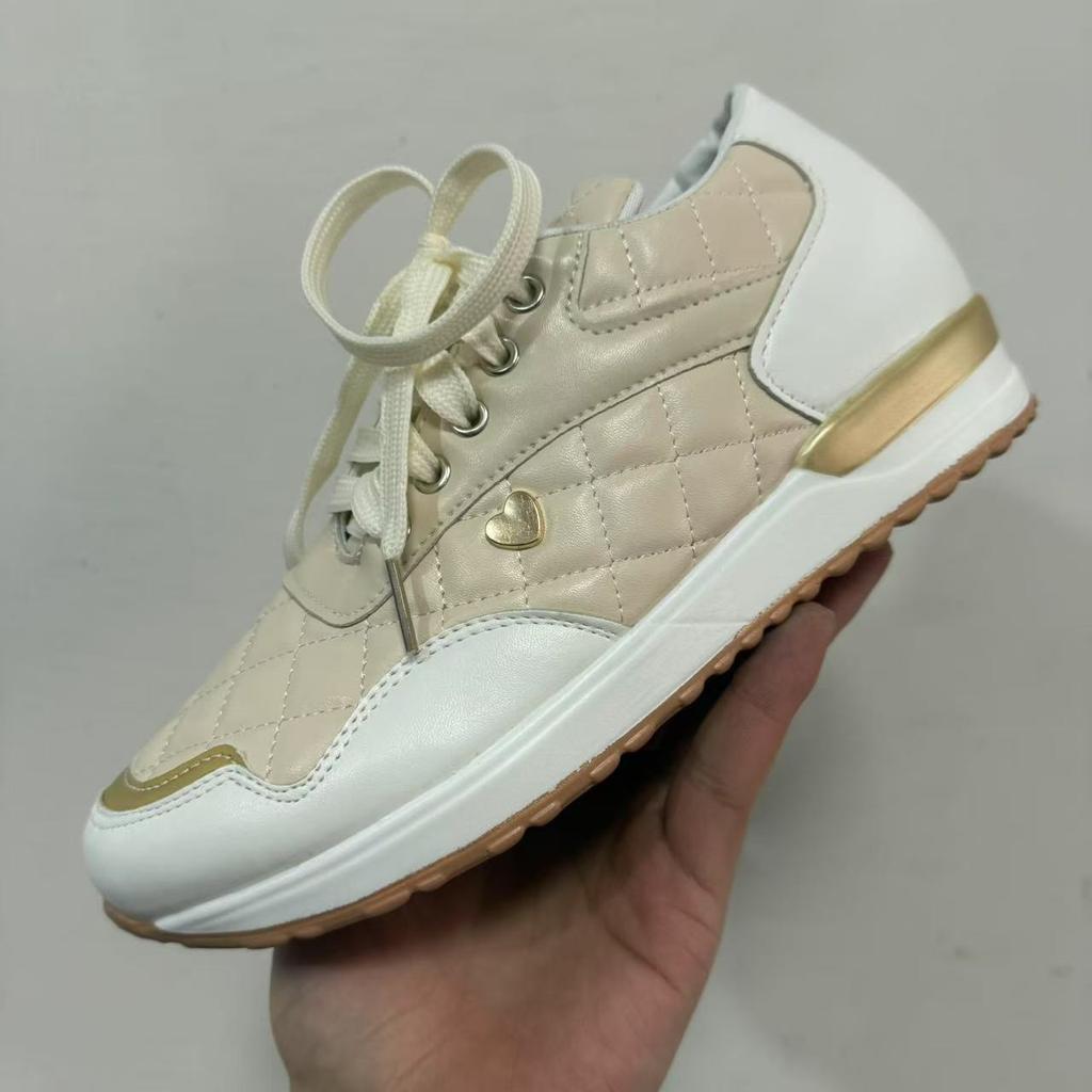 Large size sports shoes women's spring and autumn new breathable color matching casual running shoes sneakers