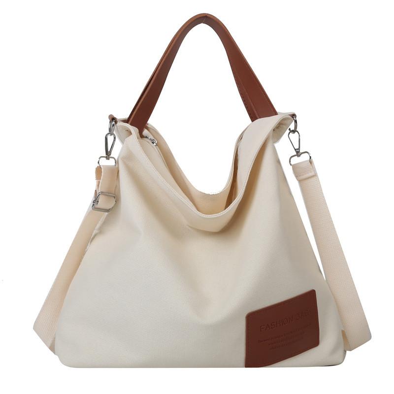 Womens Canvas Handbag Big Size Casual Designer For College And Work