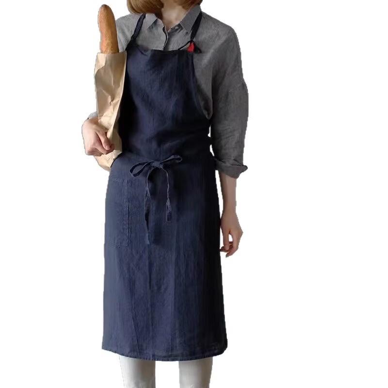 Japanese & Korean Style Cotton Kitchen Apron