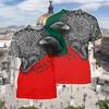 3D Printed Mexican Flag and Emblem Pattern T-shirt Summer Fashion Casual Short Sleeve Top Personalized Trendy O-neck Street Wear