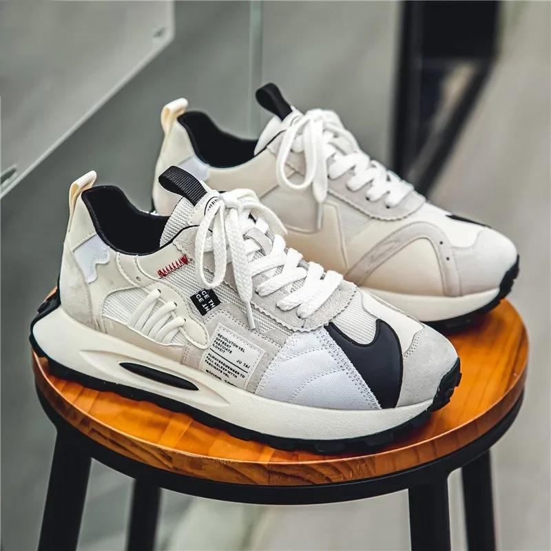 Men's Chunky Sneakers Fashion Designer Casual Shoe Platform Trainers Jogging Sports Shoes for Men Tennis Shoes  Hombre