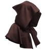 1 Pcs Unisex Men Medieval Costume Renaissance Cloak Hat Halloween Witch Cosplay Costume Hooded Cape Hat Hats For Women