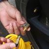 1Pcs Car Accessories Air Pump Thread Nozzle Adapter Fast Conversion Head Clip Type