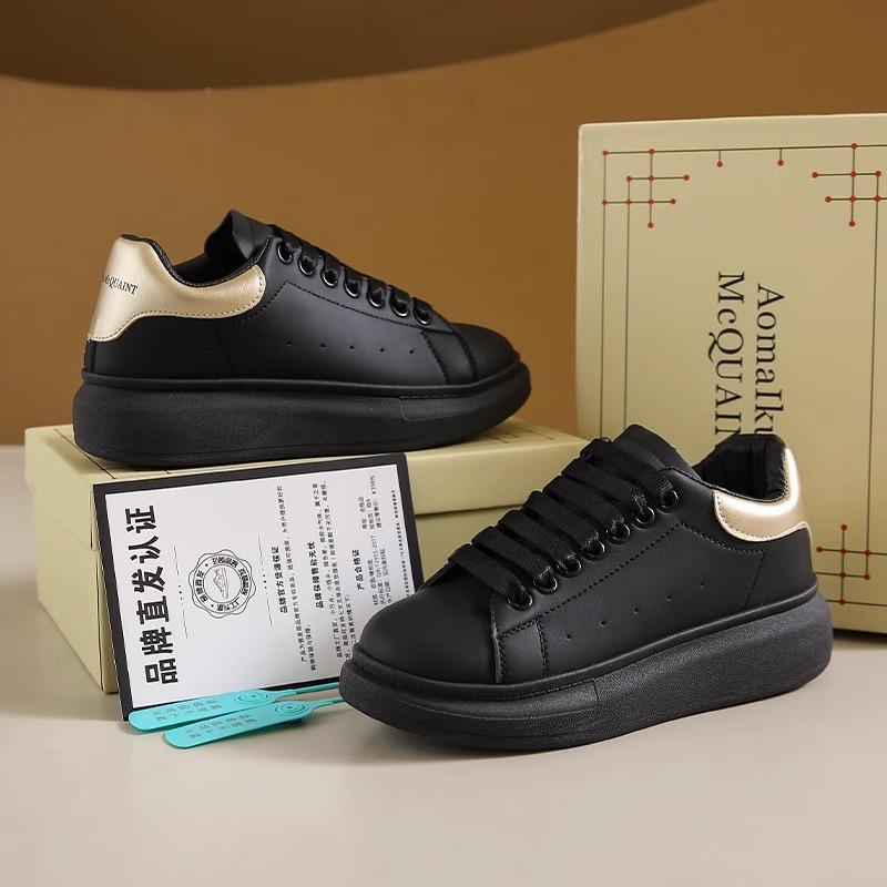 Spring and Autumn Little White Shoes Men's and Women's Shoes 2025 New Couple Thick-soled Versatile Height Increase Student Popular Sports and Lei