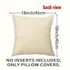 4pcs Halloween Throw Pillow Covers - Trick Or Treat, Pumpkin & Ghost Designs |  Perfect For Fall Decor & Party Couch Accents