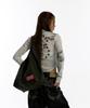 Kashiko Leopard Print Shoulder Bag Khaki