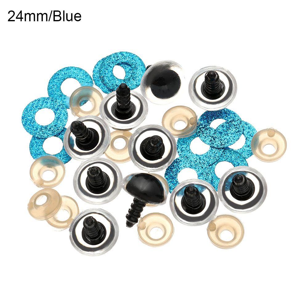 Plastik z oczkami podkładkami Rzemiosło Niedźwiedź Zwierzę Akcesoria Lalka Oczy kryształowe Lalki Narzędzia DIY