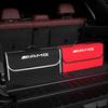AMG Car Trunk Organizer Box Large Capacity Folding Storage Bag For Mercedes Benz AMG A B C E G W204 C260 E300L A200L GLC300 CLA