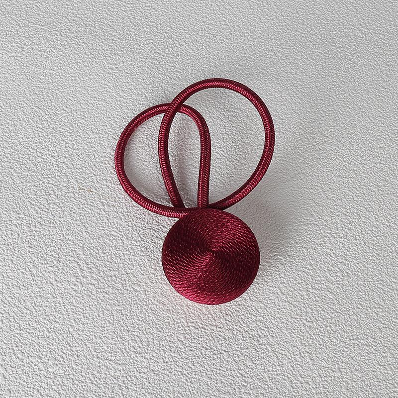 

Magnetic Curtain Tie-back: No-Punch Round Disc Buckle Total Length 40 cm