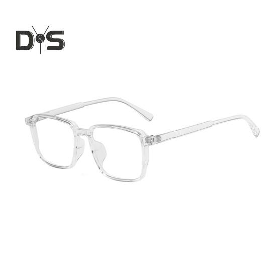 Brýle s blokováním modrého světla Unisex retro velký čtvercový rám Čirý výhled Silný pant Ochrana očí Čiré brýle s modrým světlem Brýle Brýle