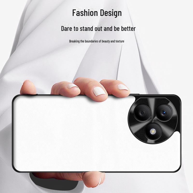 Protective Liquid Leather Case for Honor X50i+ with Anti-fall & Anti-fouling Properties. One-piece Design for Easy Shipping.