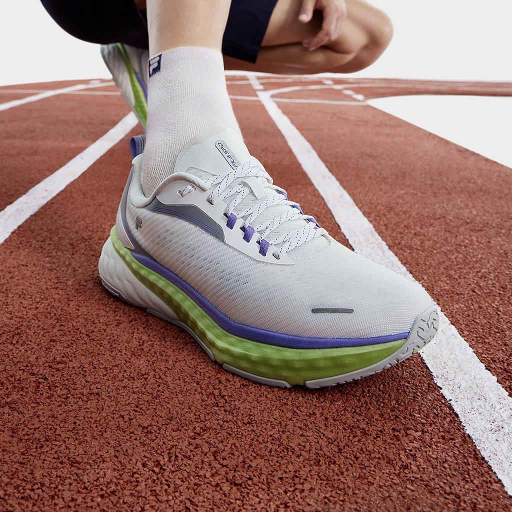 Fila SPD Cheetah 1+ Sports Training Minimalist Durable Breathable Low-Top Running Shoes Men Sneaker White Green A12M431103FBS