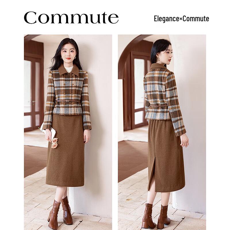 Casual Plaid Women's Two-Piece Set
