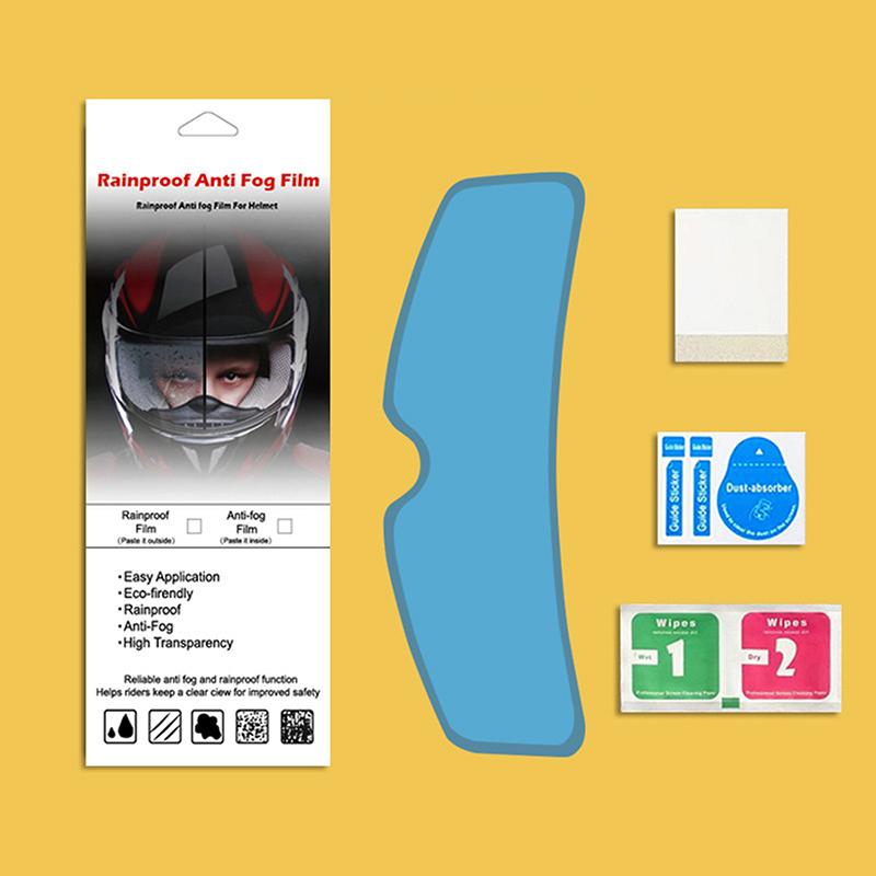 

Мотоциклетный шлем Прозрачная противотуманная пленка, защищающая от дождя, линзы шлема, прочное нанопокрытие, наклейка, аксессуары для мотоциклетного шлема для вождения Rainproof