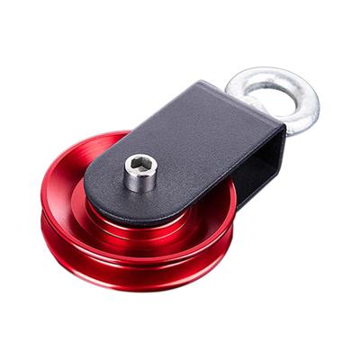 Lifting Single Pulley Mute Roller Pulley Hoists Roller Workout Pulley Wheel for Lift Pulley System Swivel Lifting Rope Hoist