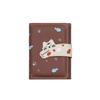 Card Pouch Portable Cat Printed Wallet PU Leather Multiple Card Short Leather Purse Cute Fashion Cat Patterned Card Bag Daily