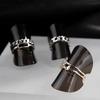 10pcs Lightweight Round Sheet Rings Holder Plastic Rings Organizer Rings Display Stand  Boutiqu