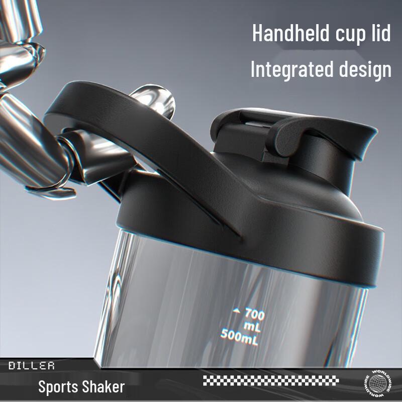 Diller Large Capacity Portable Shaker Bottle