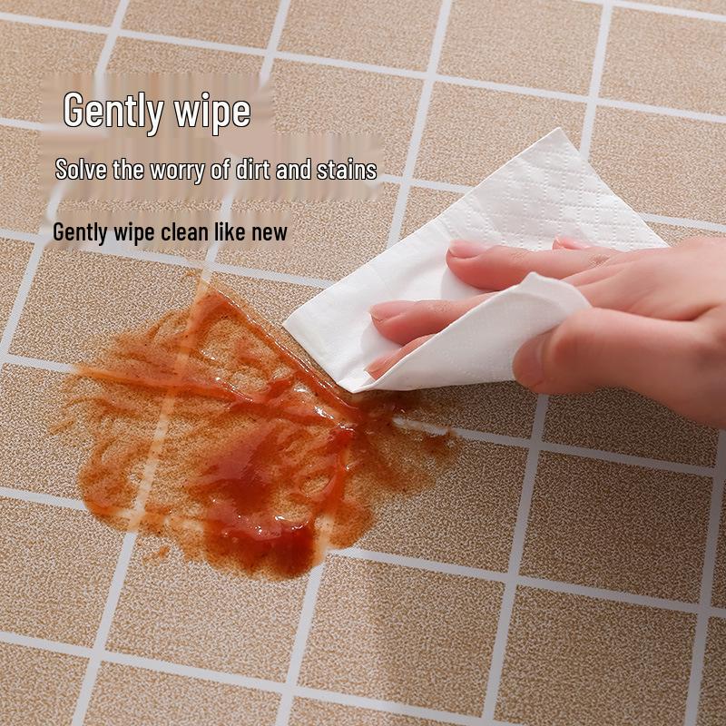 Nordic Style PEVA Waterproof Plaid Tablecloth, Oil-Proof, Luxury Dining or Coffee Table Mat