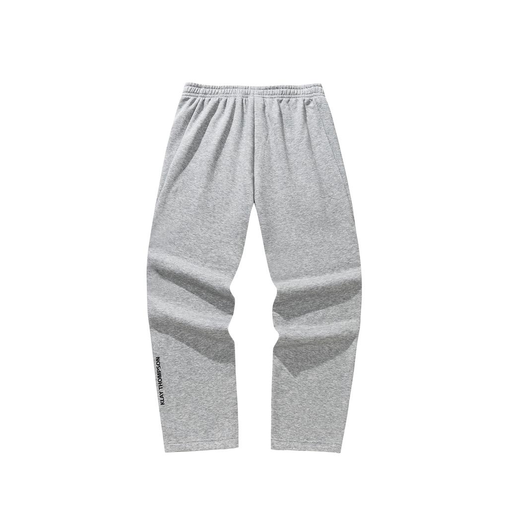 Anta Knitted Sweatpants Men's CD28 Ash 1 Moderate Straight Fit Pants 952541305-1
