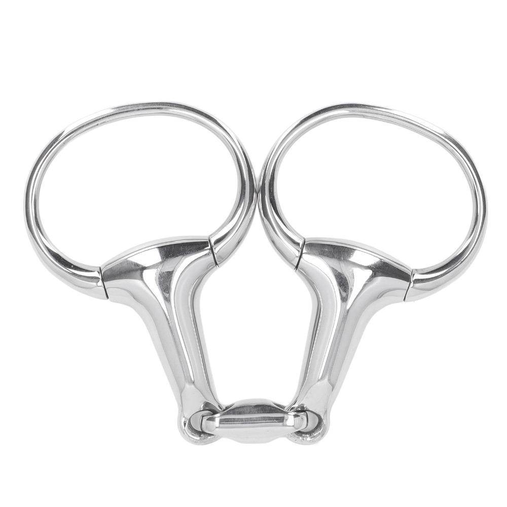 Oval Link Horse Gag Ring Stainless Steel Loose Ring Snaffle Horse Snaffle Bit Horse Control