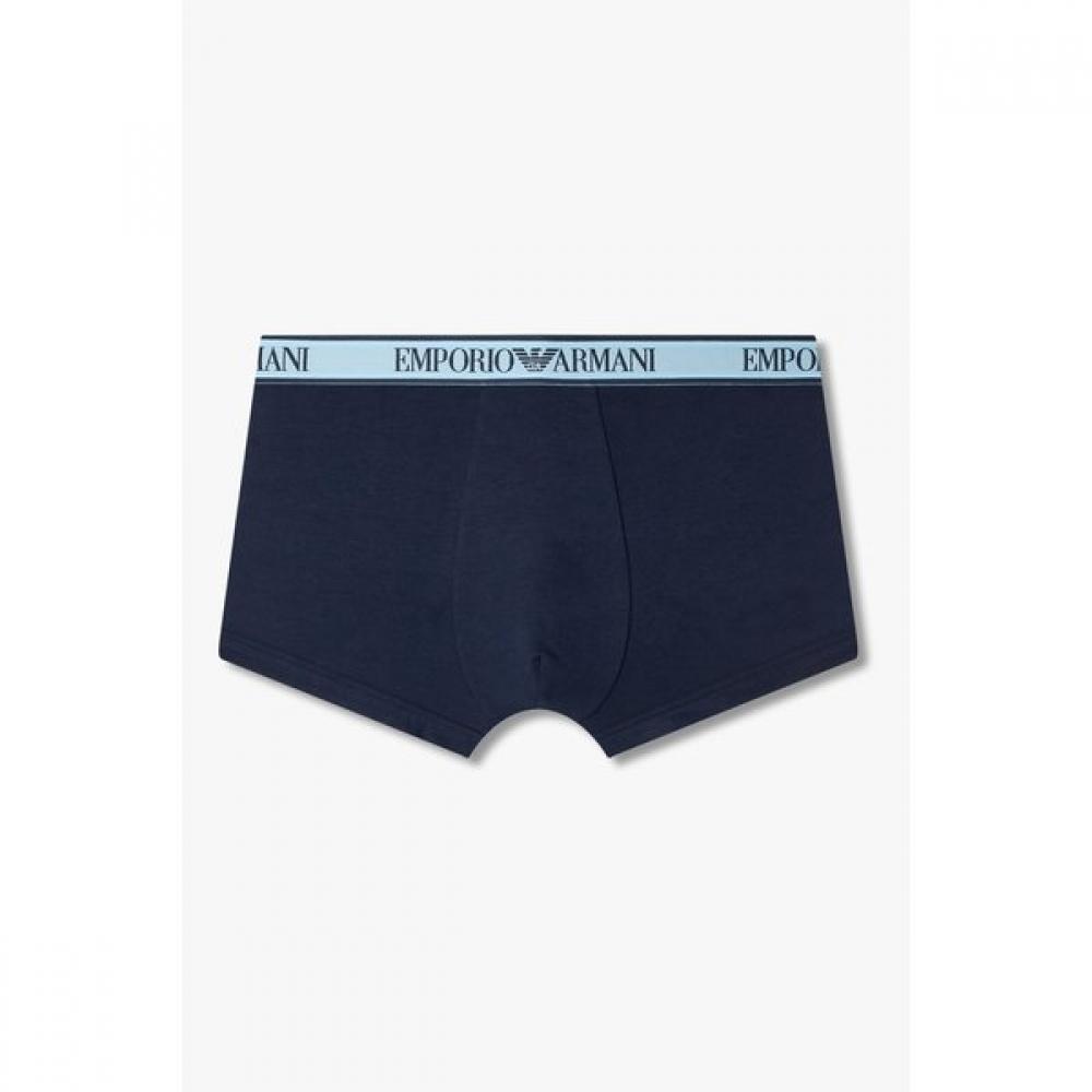 Emporio Armani Men S Two Tone Jacquard Logo drawerS 08m6112319 S(95)
