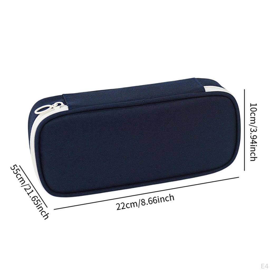 Oxford Pencil Case Holder Box Organizer Multipurpose Party Gift Aesthetic Pouch Pen Bag for