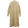 FRAY I.D Long Sleeve Knit Long Dress F Beige Women Used