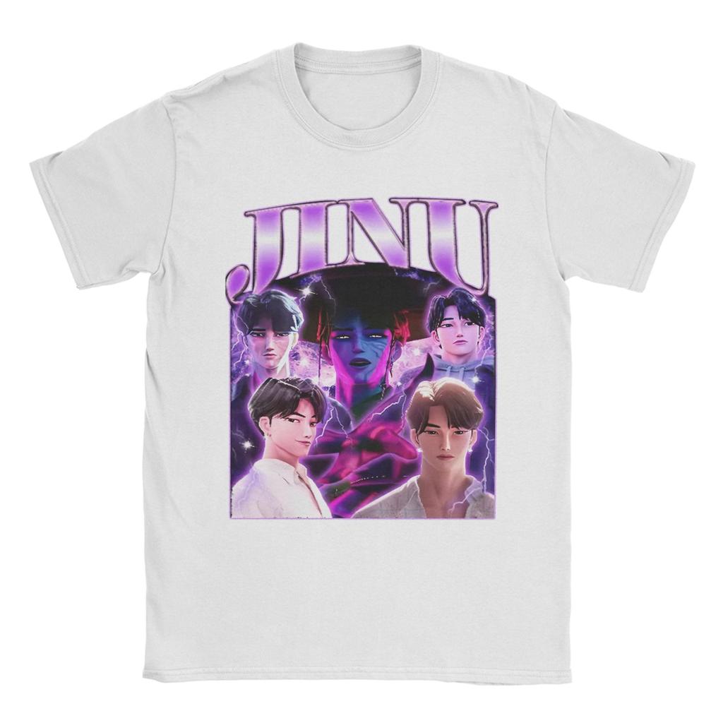 Jinu KPOP Demon Hunter 90s Style T-Shirt Summer T-Shirt Women's Cotton Round-Neck Casual Clothing Short-Sleeve Streetwear Top