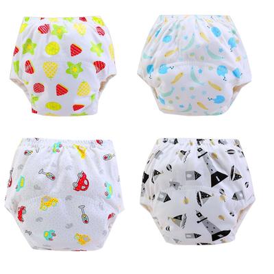 Baby Girls Boys Training Pants Water Absorbent Waterproof Reusable Children's Underwear Diapers