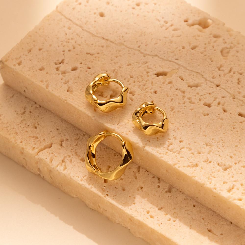 

Геометрический набор медных серег Модные и универсальные украшения для ношения каждый день Style5