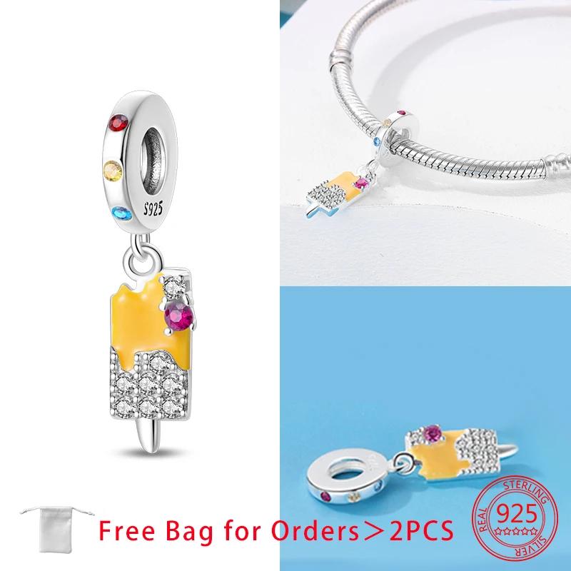 

Original Food Series Charms French Fries Ice Cream Cola Cake Beads Copper Pendant Fit Bracelet For Women Diy Jewelry Gift